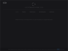 Tablet Screenshot of lichtmaschine.com